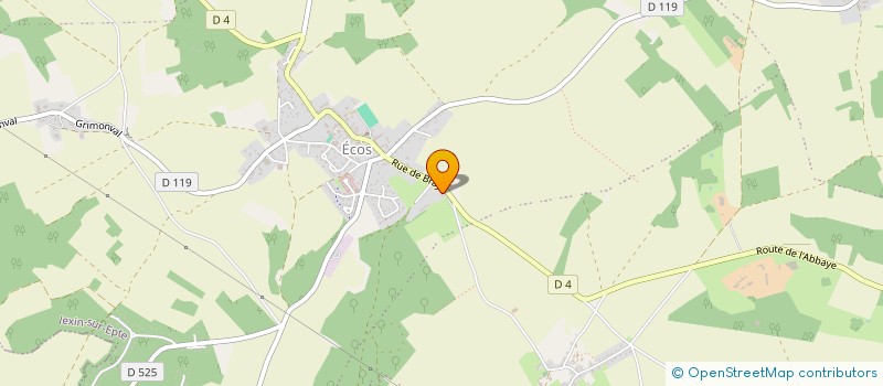 localisation de l'entreprise DOMAINE DE LA VIGNE BLANCHE  VEXIN-SUR-EPTE