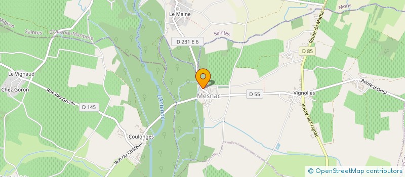 localisation de l'entreprise DOMAINE DE LA VIGNERIE à MESNAC