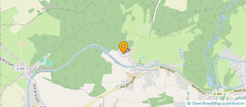 localisation de l'entreprise DOMAINE DE LA VOGE  CHAUMOUSEY