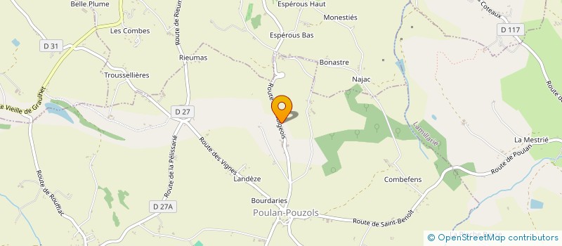 localisation de l'entreprise DOMAINE DE LABASTIDE à PUYGOUZON