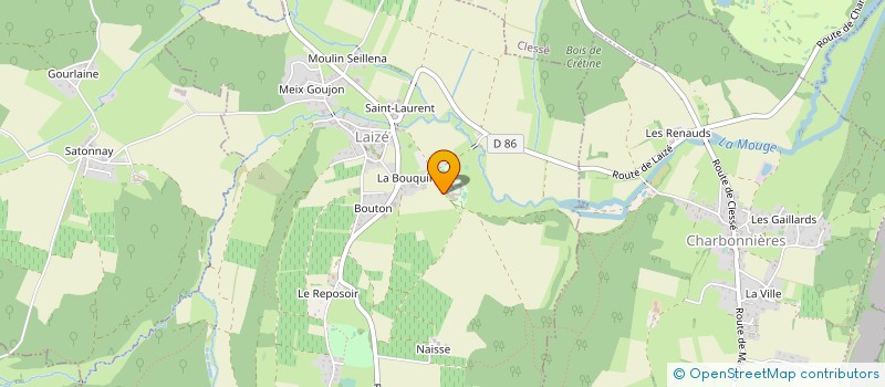 localisation de l'entreprise DOMAINE DE LAIZE  LAIZE