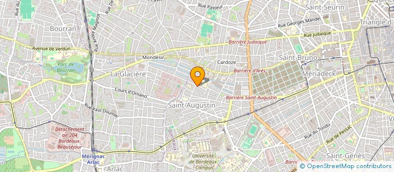 localisation de l'entreprise DOMAINE DE LASSUS  BORDEAUX