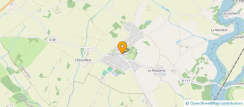 localisation de l'entreprise DOMAINE DE LAUNAY  SIGOURNAIS