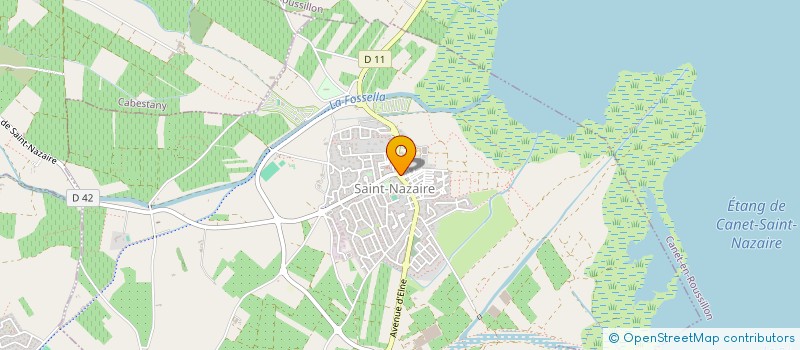 localisation de l'entreprise DOMAINE DE LENA  SAINT-NAZAIRE