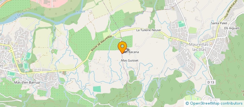 localisation de l'entreprise DOMAINE DE LOUMEA  MAUREILLAS-LAS-ILLAS