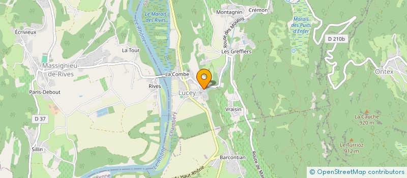 localisation de l'entreprise DOMAINE DE LUCEY  LUCEY