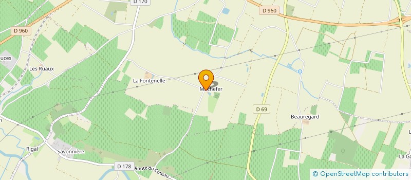 localisation de l'entreprise DOMAINE DE MACHEFER à DOUE-EN-ANJOU