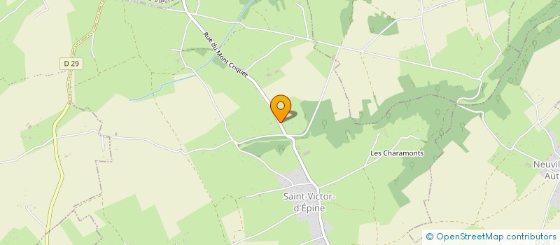 localisation de l'entreprise DOMAINE DE MAGANNE  SAINT-VICTOR-D'EPINE