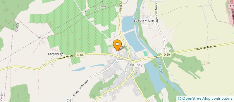 localisation de l'entreprise DOMAINE DE MAISON BLANCHE  QUINCY