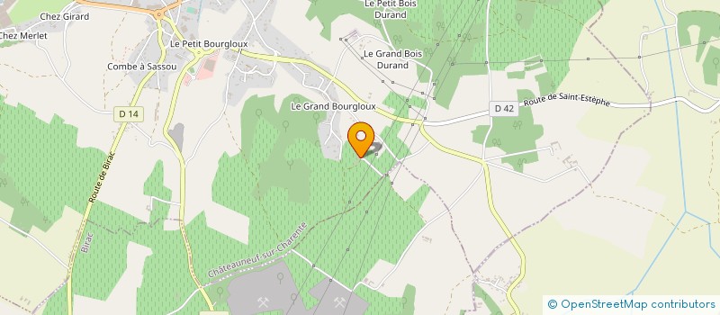 localisation de l'entreprise DOMAINE DE MALAKOFF à CHATEAUNEUF-SUR-CHARENTE
