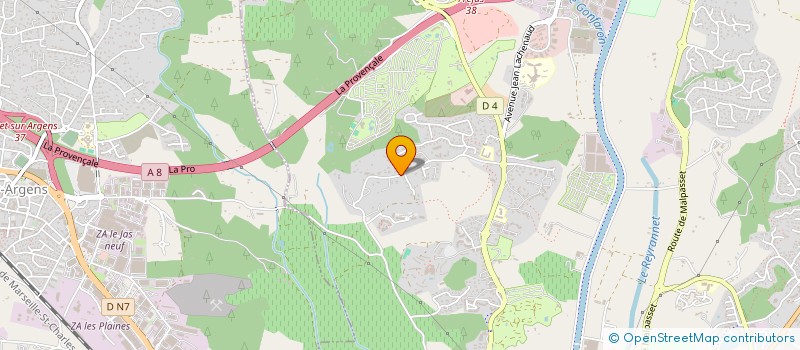 localisation de l'entreprise DOMAINE DE MALBOUSQUET à FREJUS