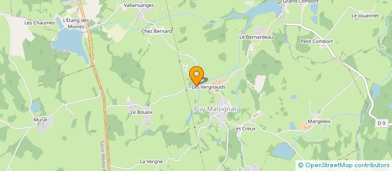 localisation de l'entreprise DOMAINE DE MALLERET à SAINT-CHABRAIS