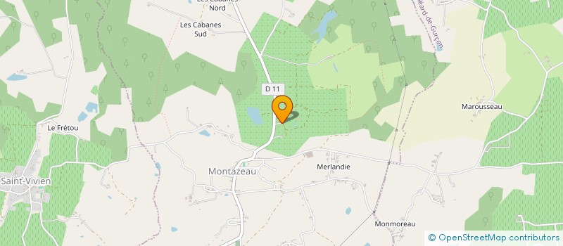 localisation de l'entreprise DOMAINE DE MALPAS CAZAL à MONTAZEAU