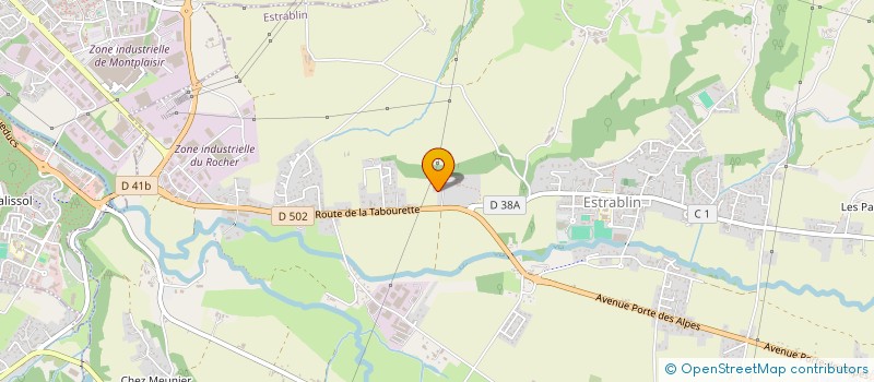 localisation de l'entreprise DOMAINE DE MARTENE  ESTRABLIN