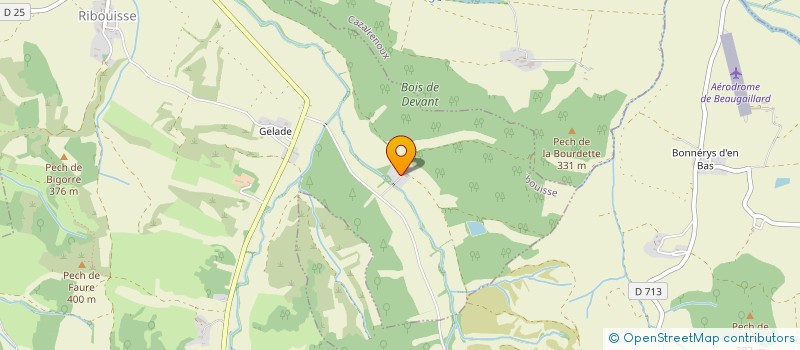 localisation de l'entreprise DOMAINE DE MAZEROLETTES à RIBOUISSE