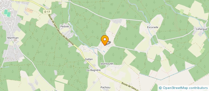 localisation de l'entreprise DOMAINE DE MILLON  SOUSTONS