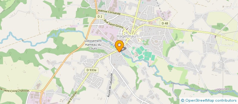 localisation de l'entreprise DOMAINE DE MIRVAL  HAGETMAU