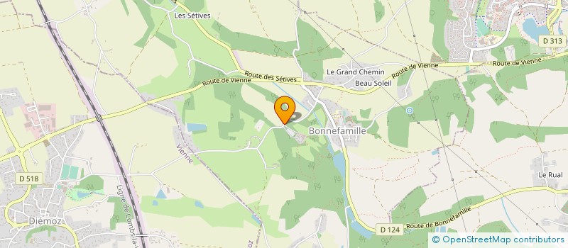 localisation de l'entreprise DOMAINE DE MOIDIERE  BONNEFAMILLE