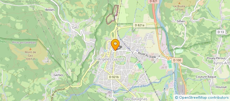 localisation de l'entreprise DOMAINE DE MONDA  AYZAC-OST