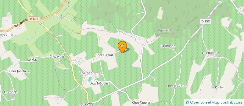 localisation de l'entreprise DOMAINE DE MONDOT à BELLEVIGNE