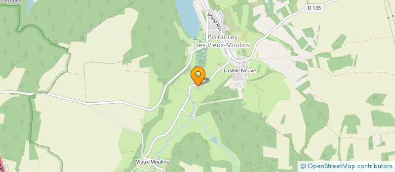 localisation de l'entreprise DOMAINE DE MONTAUBAN à PERRANCEY-LES-VIEUX-MOULINS