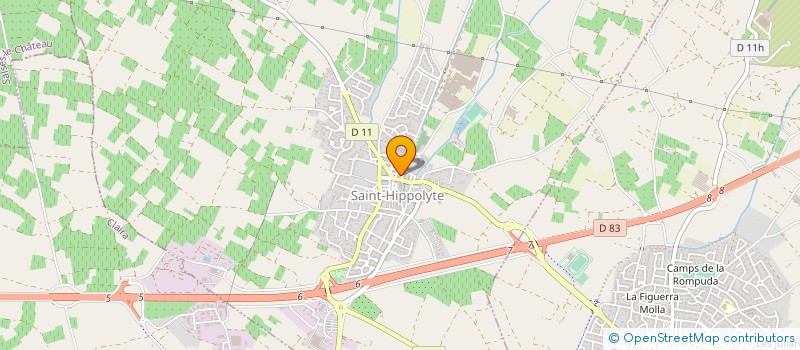 localisation de l'entreprise DOMAINE DE MONTGAILLARD-GUILLE  SAINT-HIPPOLYTE