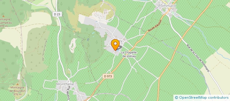localisation de l'entreprise DOMAINE DE MONTILLE à VOLNAY