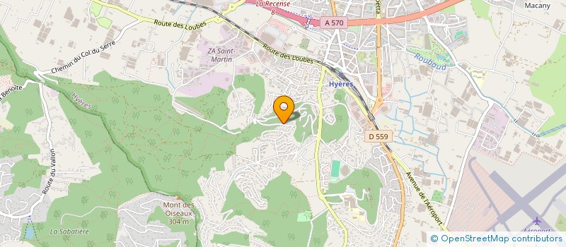 localisation de l'entreprise DOMAINE DE MONTRIEUX à HYERES