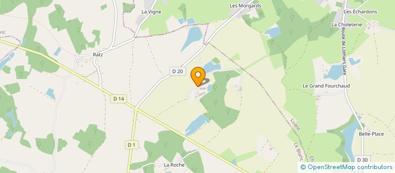 localisation de l'entreprise DOMAINE DE MORGARD à LA PEROUILLE