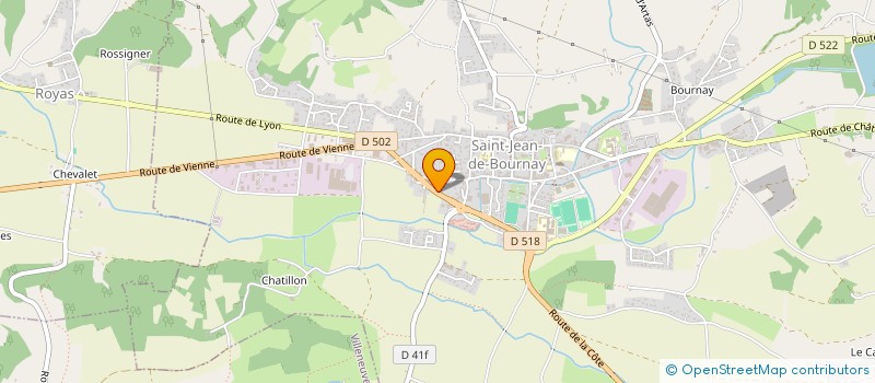 localisation de l'entreprise DOMAINE DE MSF  SAINT-JEAN-DE-BOURNAY