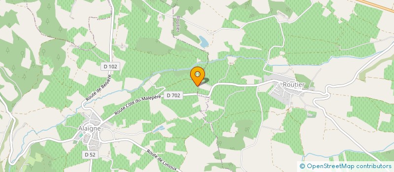 localisation de l'entreprise DOMAINE DE NOUGAYROL  ALAIGNE