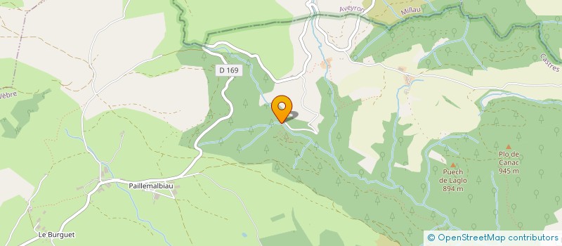 localisation de l'entreprise DOMAINE DE PANTE  MURAT-SUR-VEBRE