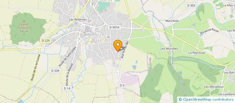 localisation de l'entreprise DOMAINE DE PAPON  REIGNAT