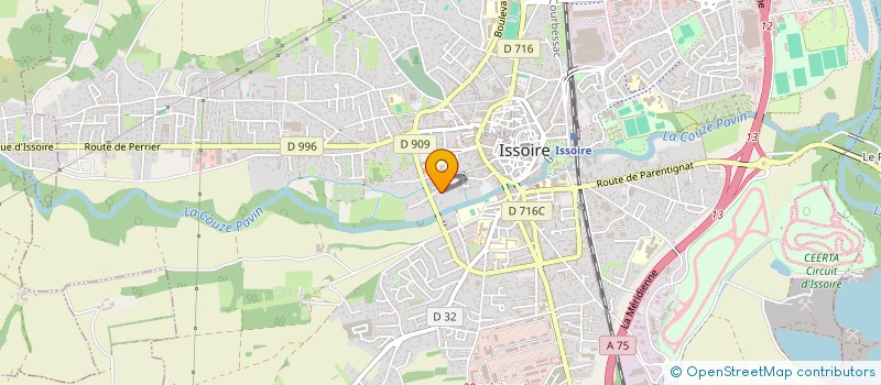 localisation de l'entreprise DOMAINE DE PEIX  ISSOIRE