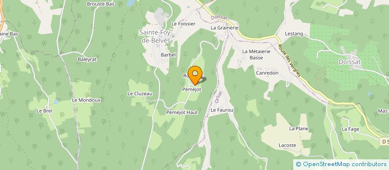 localisation de l'entreprise DOMAINE DE PEMEJOT SAS  SAINTE-FOY-DE-BELVES