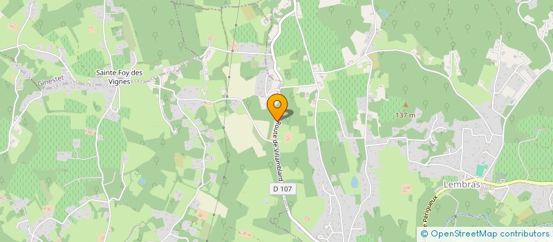 localisation de l'entreprise DOMAINE DE PERENARD à BERGERAC