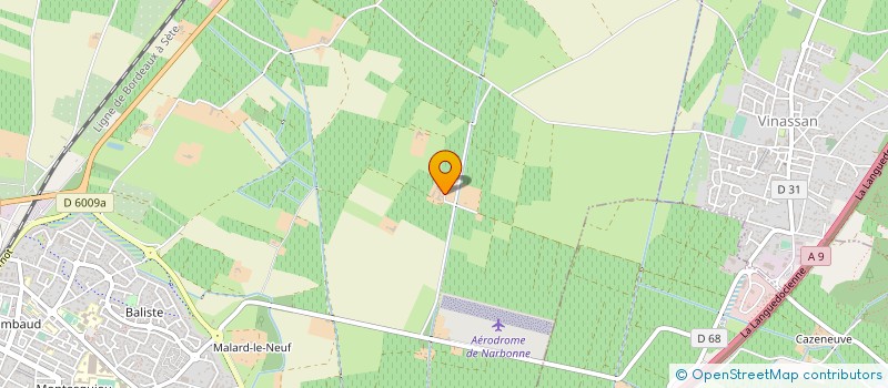 localisation de l'entreprise DOMAINE DE PETIT VIGNE à NARBONNE