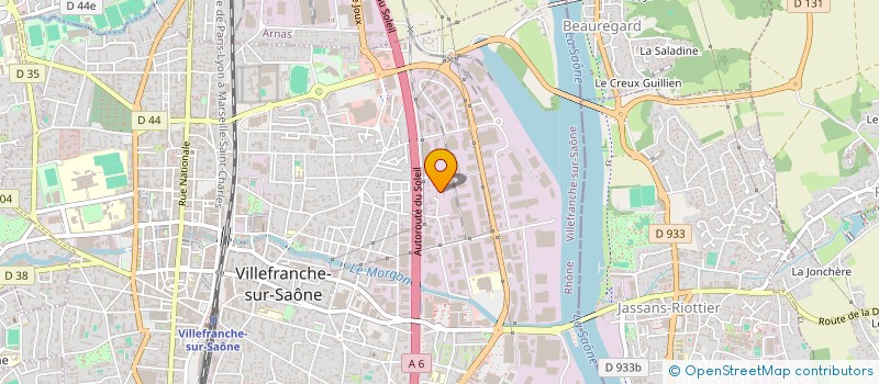 localisation de l'entreprise DOMAINE DE POLLIUS  VILLEFRANCHE-SUR-SAONE