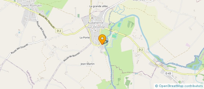 localisation de l'entreprise DOMAINE DE PONT VIEUX  AUBETERRE-SUR-DRONNE