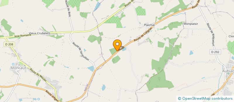 localisation de l'entreprise DOMAINE DE POUZERGUES  LAPLUME