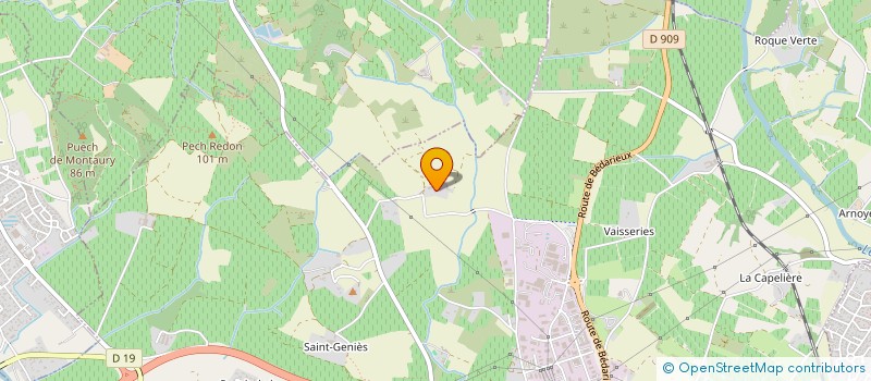 localisation de l'entreprise DOMAINE DE PRADINES à BEZIERS