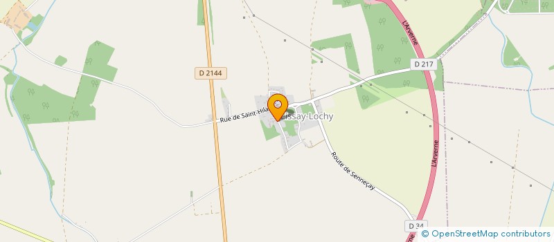 localisation de l'entreprise DOMAINE DE ROGEMONT  LISSAY-LOCHY