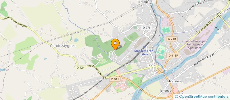 localisation de l'entreprise DOMAINE DE ROQUEFALCOU  MONSEMPRON-LIBOS