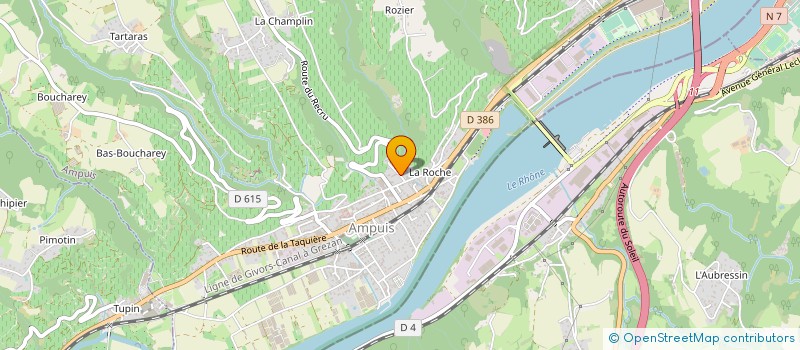 localisation de l'entreprise DOMAINE DE ROSIERS à AMPUIS