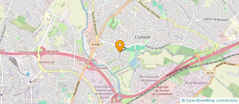 localisation de l'entreprise DOMAINE DE SACALERY à L'UNION