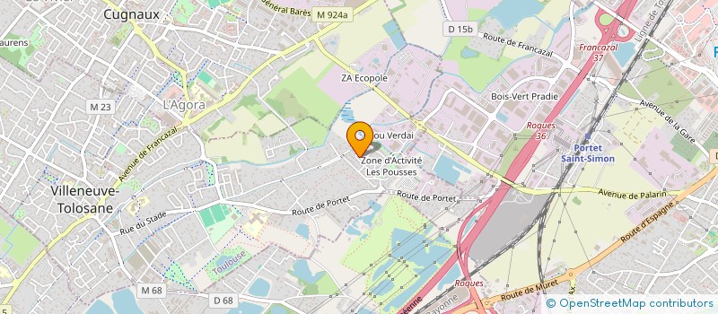 localisation de l'entreprise DOMAINE DE SAIGON à VILLENEUVE-TOLOSANE