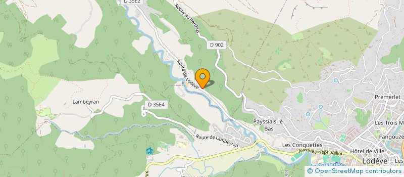 localisation de l'entreprise DOMAINE DE SAINT CHARLES  LES PLANS