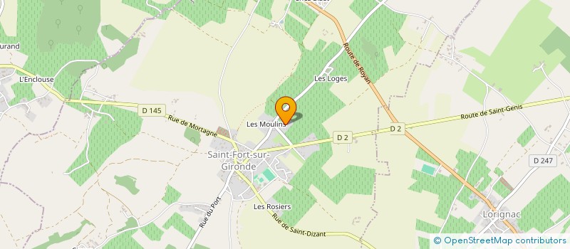 localisation de l'entreprise DOMAINE DE SAINT-FORT à JARNAC