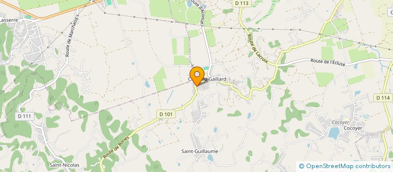 localisation de l'entreprise DOMAINE DE SAINT-GUILLAUME à LE MOULE