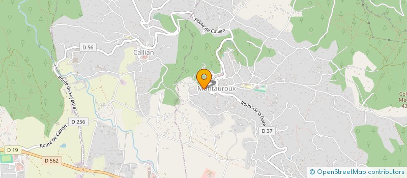 localisation de l'entreprise DOMAINE DE SAINT JACQUES à MONTAUROUX